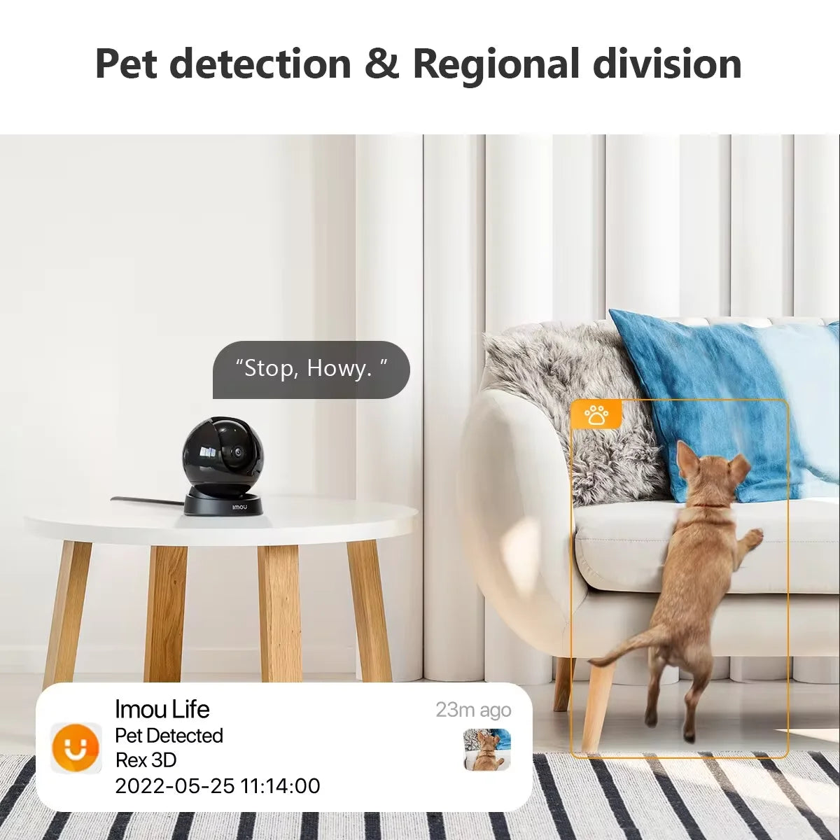 IMOU Rex 3D 3MP/5MP Wifi Indoor Camera AI Human Pet Detection Smart Tracking Two-Way Audio Night Vision Baby Monitor Home Securi