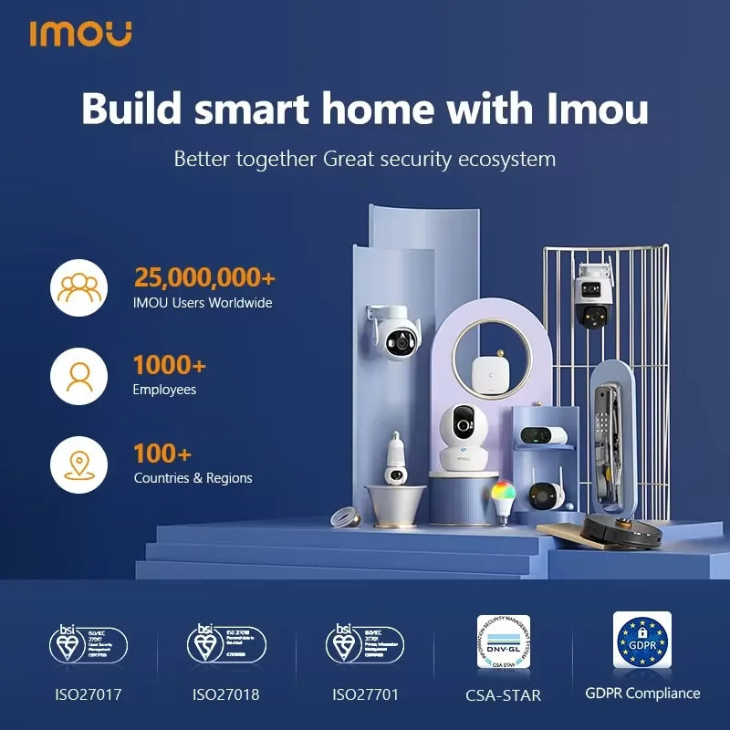 IMOU Rex 3D 3MP/5MP Wifi Indoor Camera AI Human Pet Detection Smart Tracking Two-Way Audio Night Vision Baby Monitor Home Securi
