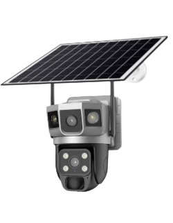 12MP 4G Solar Security Camera – 6K HD | Wireless Outdoor CCTV with PIR Motion & Night Vision