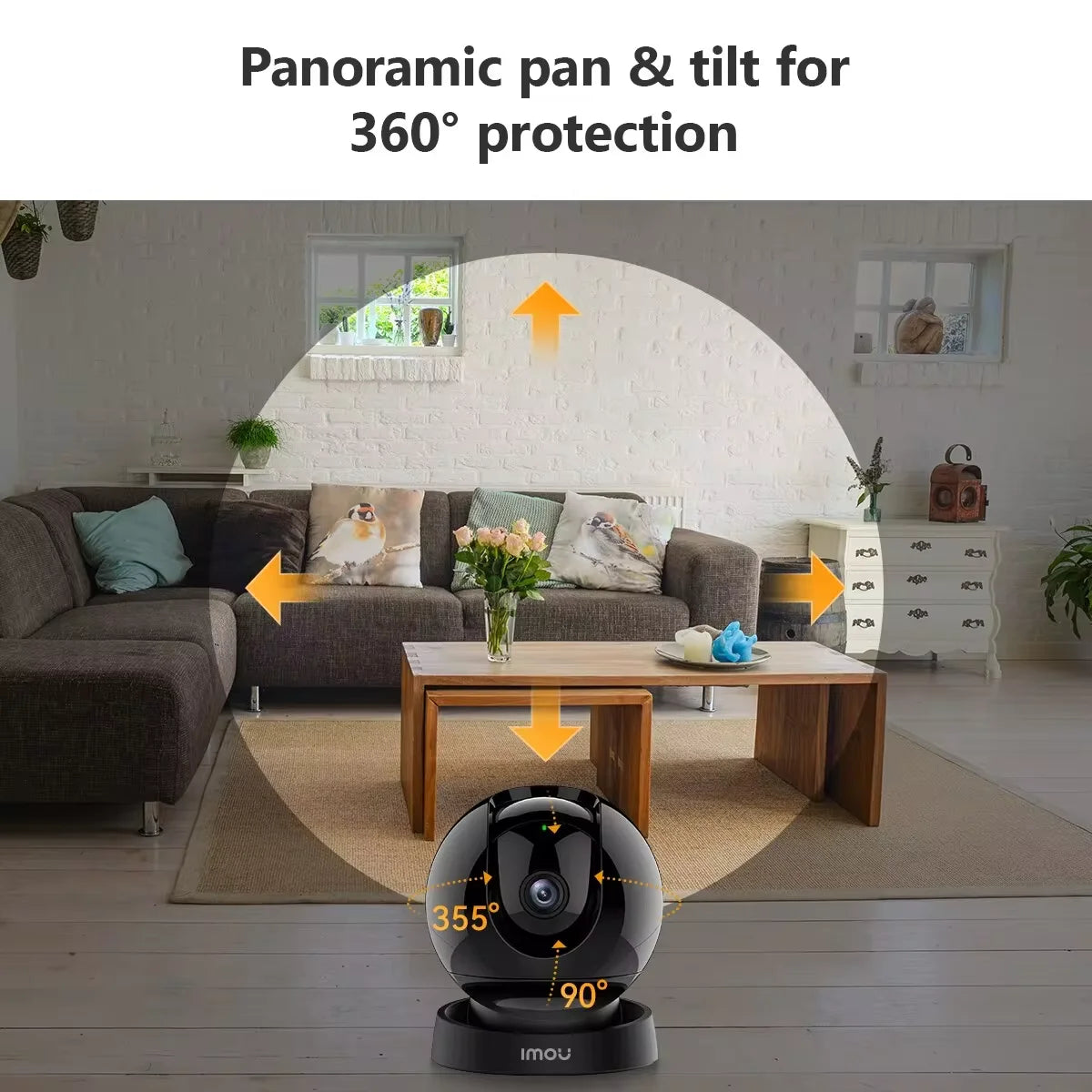 IMOU Rex 3D 3MP/5MP Wifi Indoor Camera AI Human Pet Detection Smart Tracking Two-Way Audio Night Vision Baby Monitor Home Securi